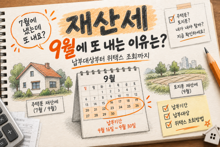 9월 재산세 납부 안내