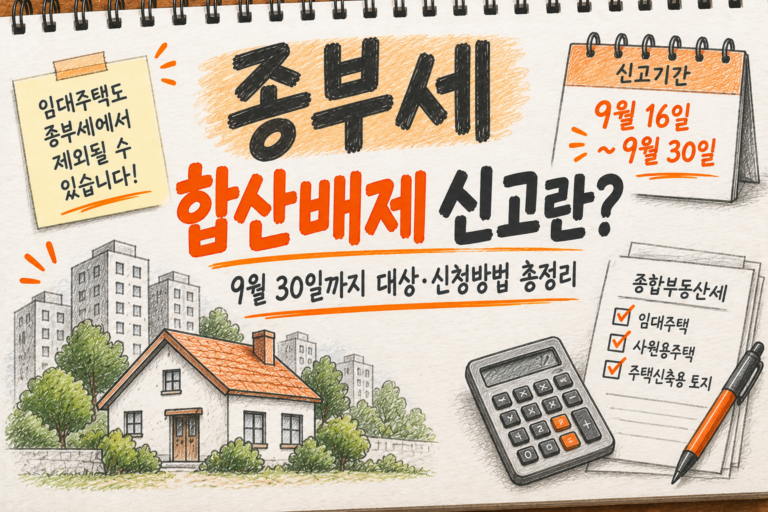 종부세 합산배제 신고 안내