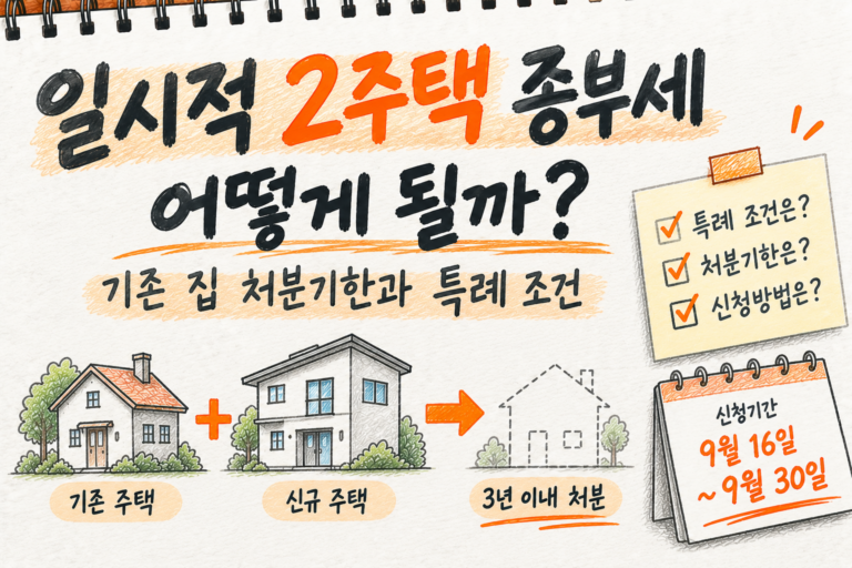 일시적 2주택 종부세 안내